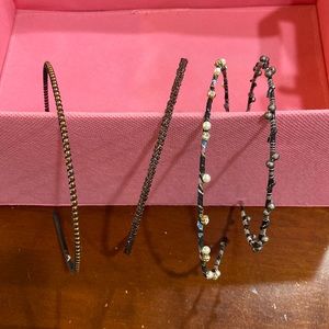 4 PCS of Anthropologie Beaded Headbands